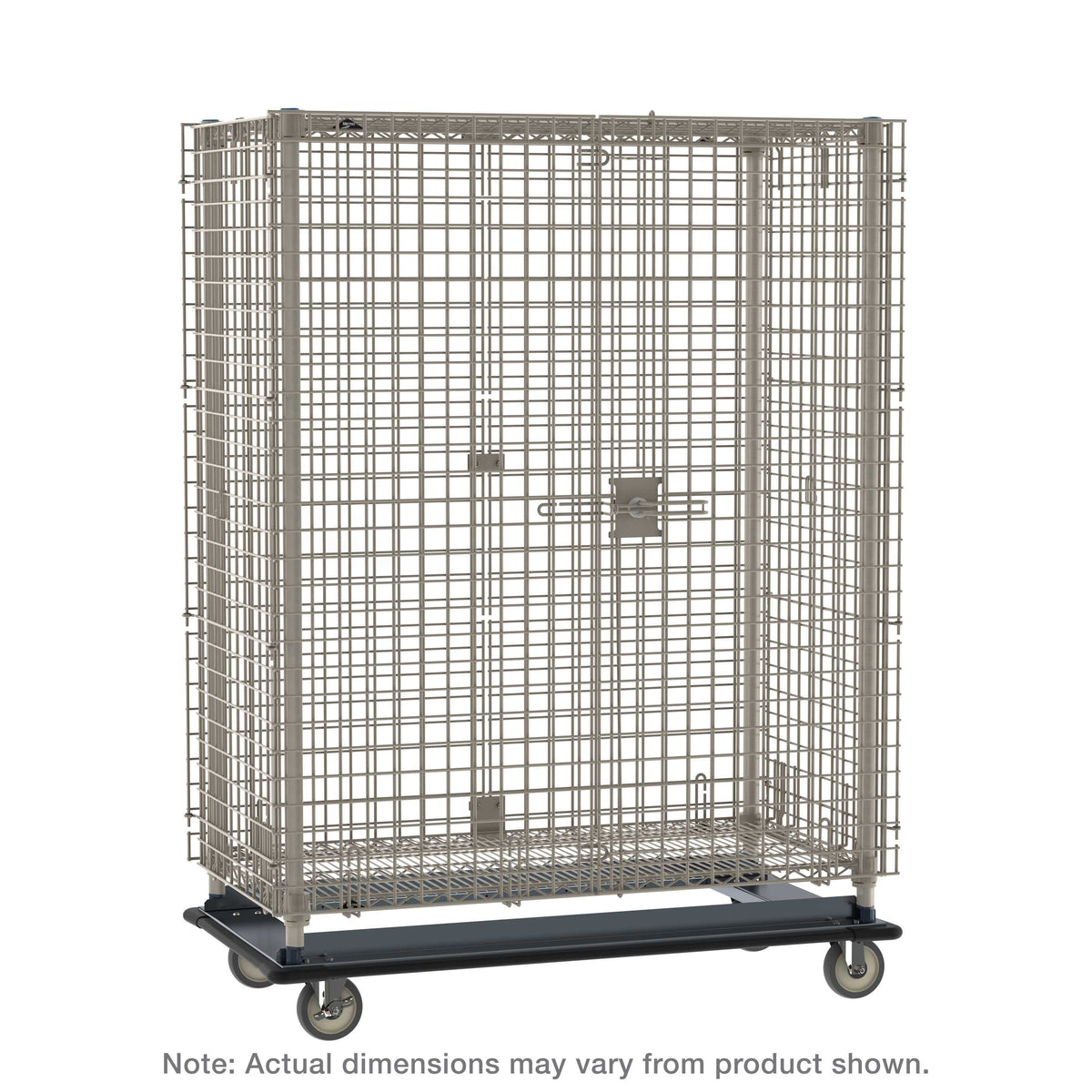Metro MQSEC56LE MetroMax Heavy-Duty Mobile Security Shelving Unit, 28.0625" x 63.125" x 68.5"