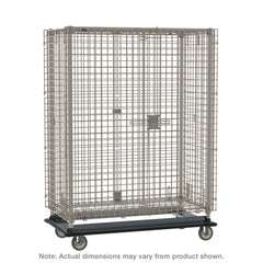 Metro MQSEC56LE MetroMax Heavy-Duty Mobile Security Shelving Unit, 28.0625" x 63.125" x 68.5"