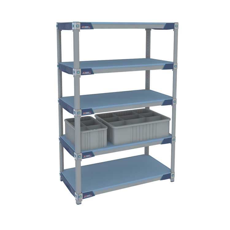 Metro GWTX3-2 MetroMax i Glassware Tote Carts, 18" x 36", 60"