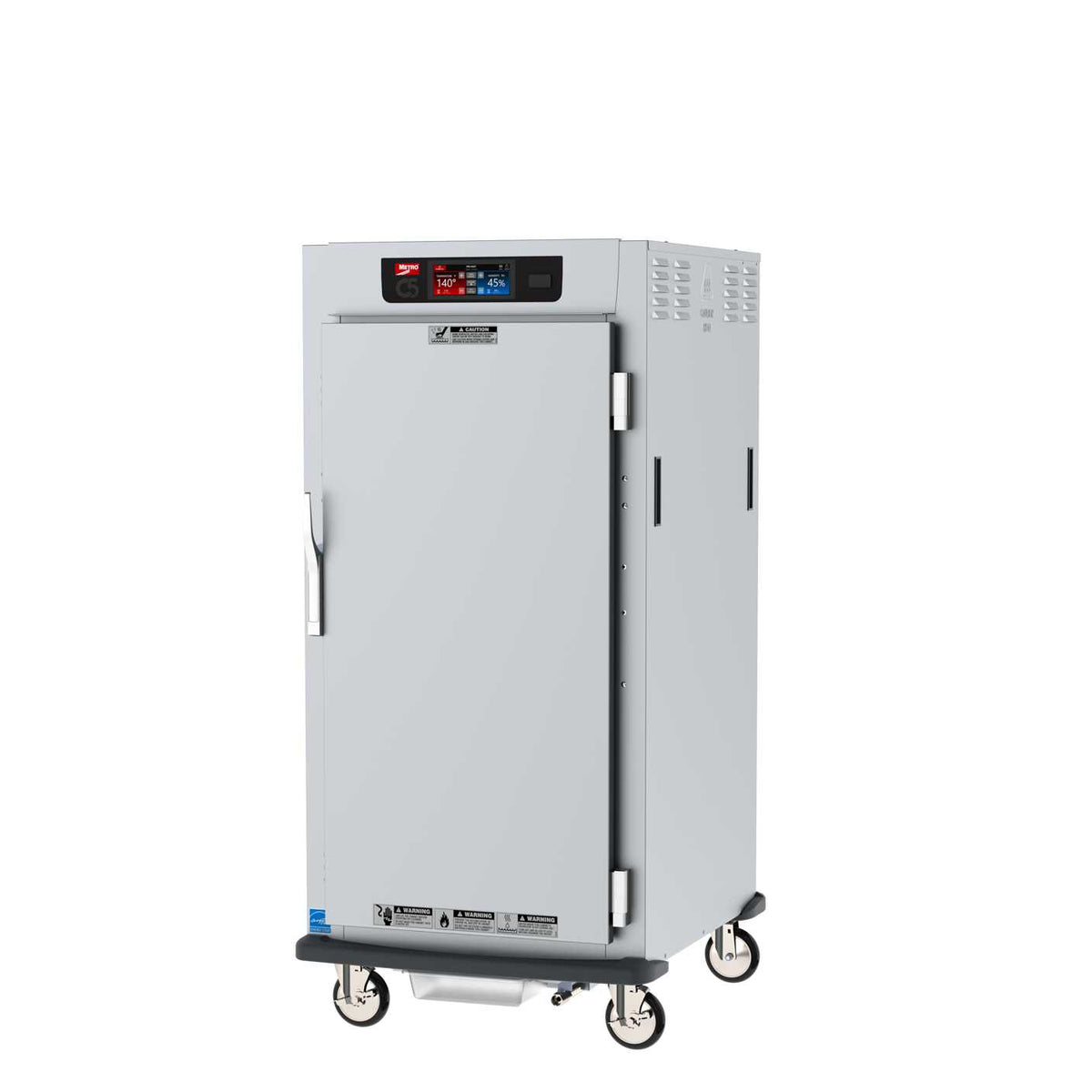 Metro C597-SFS-LA C5 9 Series Controlled Humidity Reach-In Heated Holding and Proofing Cabinet, 3/4 Height, Full Length Solid Door, Lip Load Aluminum Slides, 120V, 60Hz, 2000W