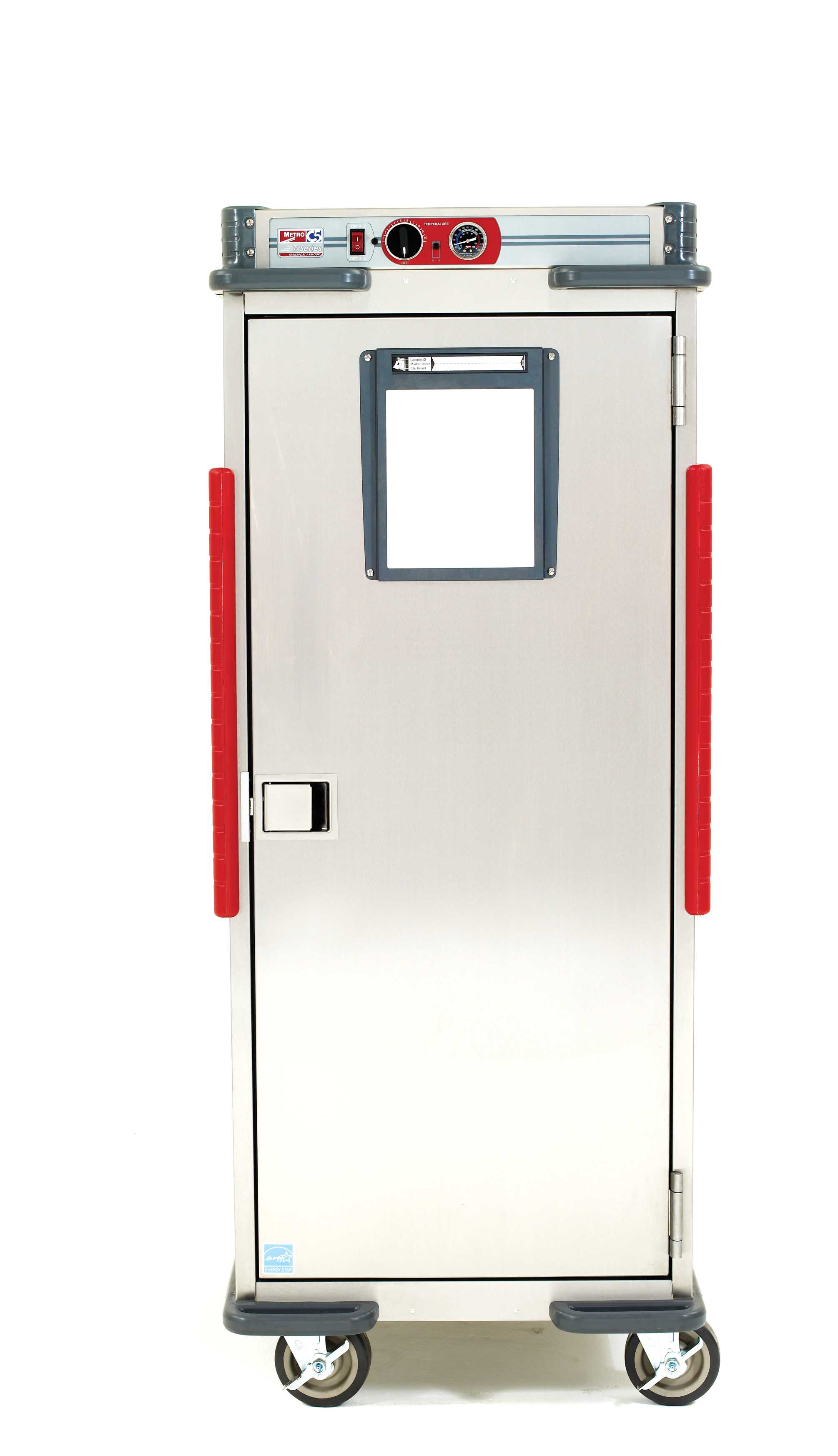Metro C5T9-ASB C5 T-Series Heated Transport Cabinet, Full Height, Full Length Solid Door, Adjustable Bottom Load Slides, 120V, 60Hz, 1400W