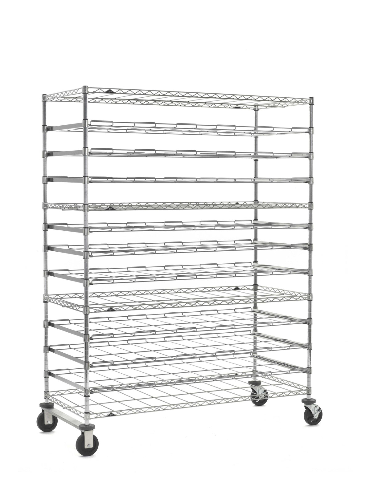 Super Erecta CB13MDR266080S Mobile 13-Tier Agribusiness Drying Rack, Stainless Steel, 26" x 60" x 80"