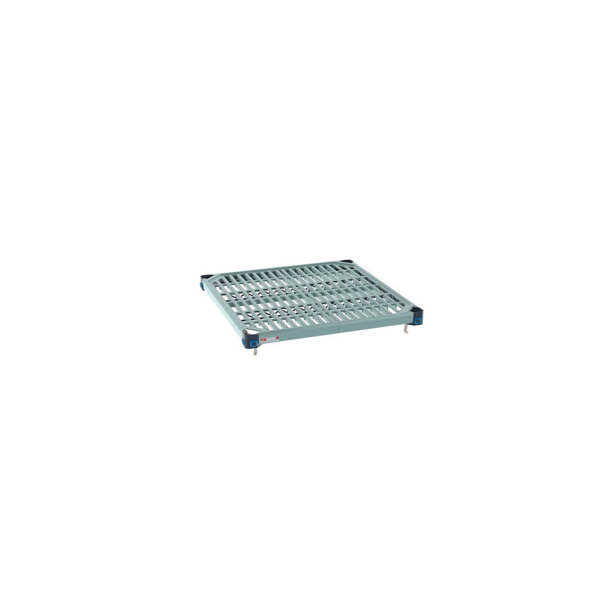 MetroMax Q MQ2424G Plastic Industrial Shelf with Grid Mat, 24" x 24"