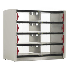 Metro2Go PU8CD-HS1842 8-Compartment Pizza Pickup, Takeout and Delivery Order Staging Hot Station, 120V, 1600W