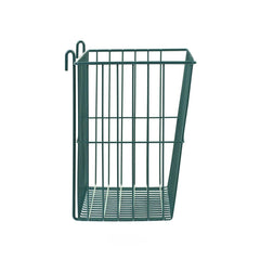 Metro H212K3 Storage Basket for Super Erecta Wire Shelving and SmartWall Wall Shelving, Metroseal Green Epoxy, 17.375" x 7.5" x 10"