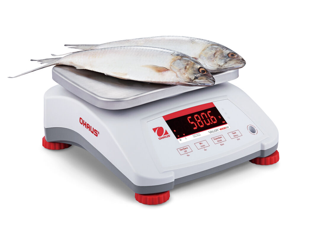 OHAUS VALOR V41PWE1501T 1500g 0.2g WATER RESISTANT COMPACT FOOD SCALE