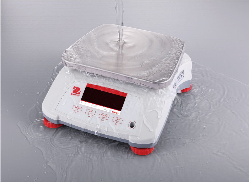 OHAUS VALOR V41PWE6T 6000g 1g WATER RESISTANT COMPACT FOOD SCALE