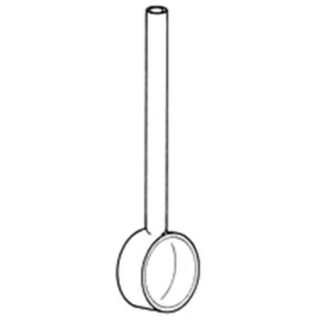 BUCK Scientific Type 37 Quartz Cylindrical Cuvette with Long Outlet 2mm path length with Warranty